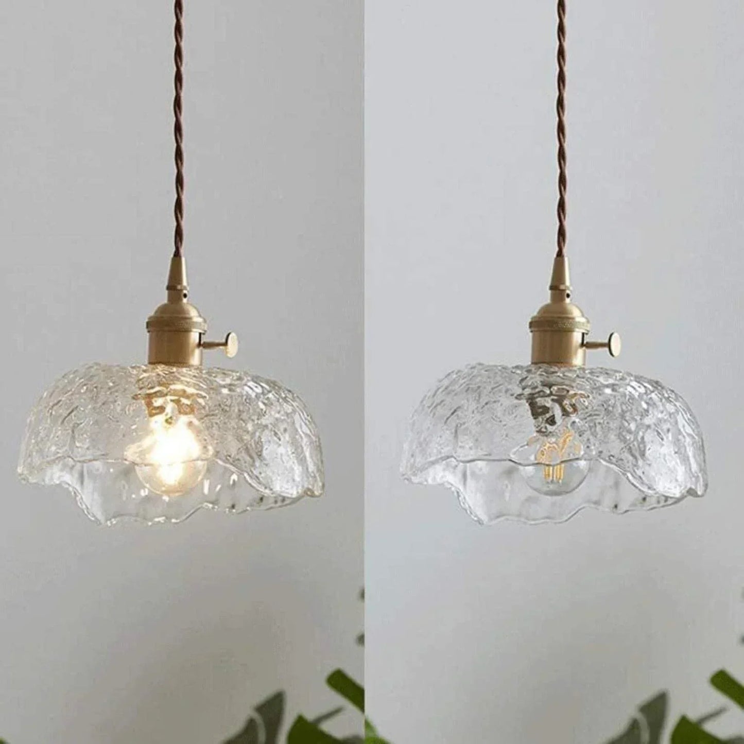 Lampe Pendante en Verre et Laiton – Éclairage Moderne et Élégant pour Chaque Intérieur