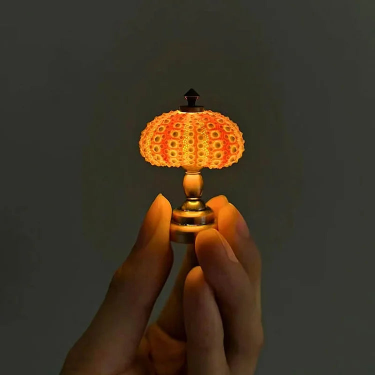 Lampe de Nuit DIY Oursin – Créativité Pratique et Ambiance Vintage