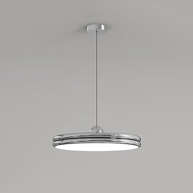 Suspension Moderne LED avec Dimmable et Longueur de Câble Ajustable - Lampe Pendante en Métal et Acrylique