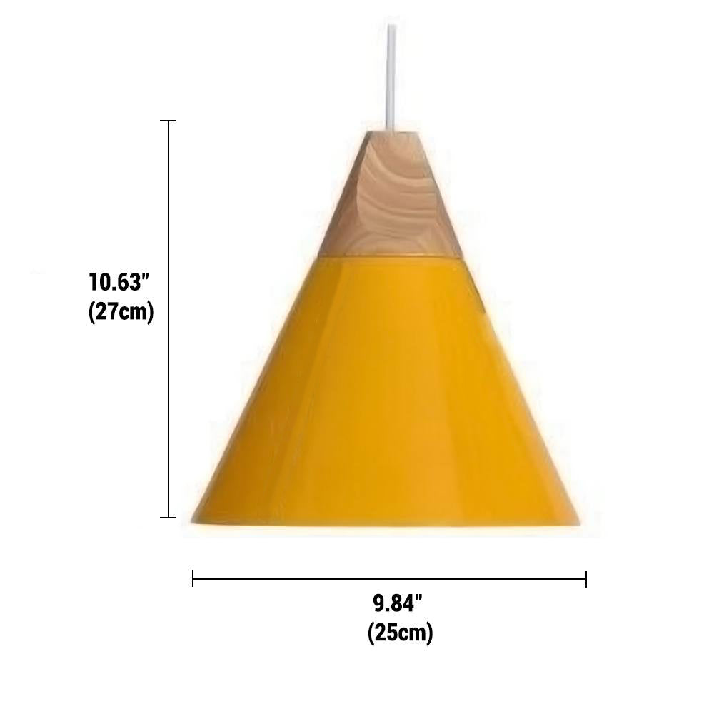 Lampe Pendante Bardais - Design Bois et Métal avec Câble Ajustable