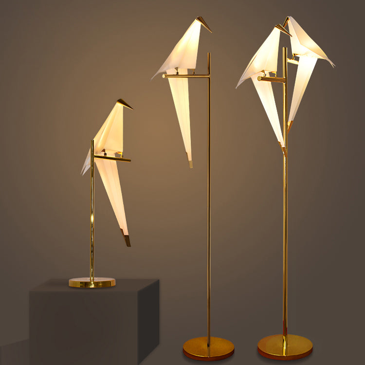 Lampe Origami Magnet Bird – Éclairage Moderne et Artisanal à Fixation Magnétique