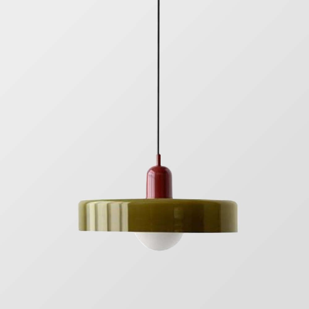 Suspension Bauhaus - Lampe Moderne en Verre, Design Élégant et Fonctionnel