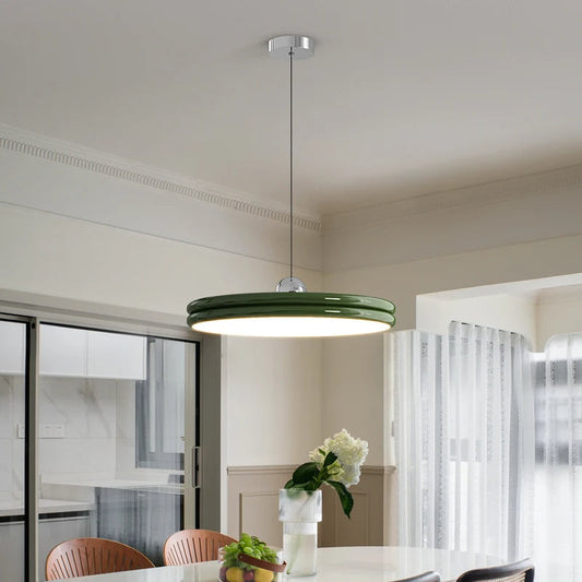 Suspension Moderne LED avec Dimmable et Longueur de Câble Ajustable - Lampe Pendante en Métal et Acrylique