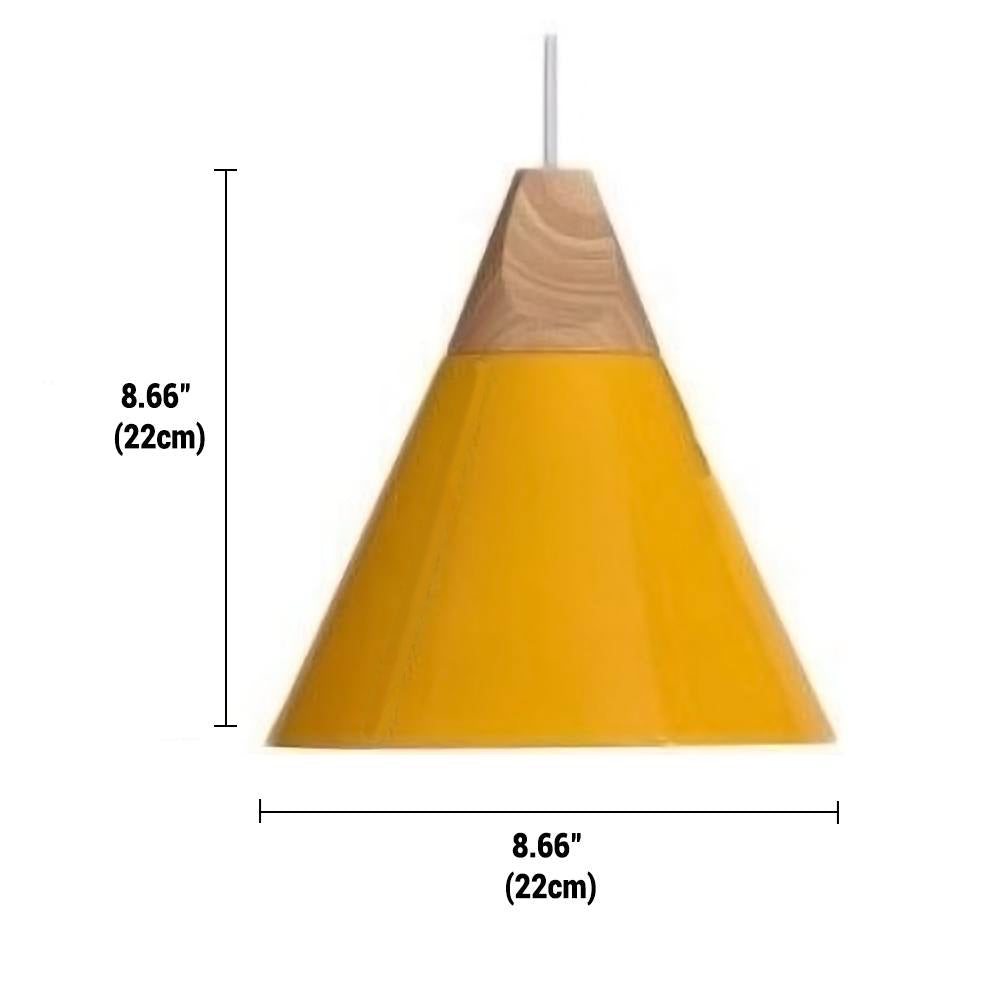 Lampe Pendante Bardais - Design Bois et Métal avec Câble Ajustable