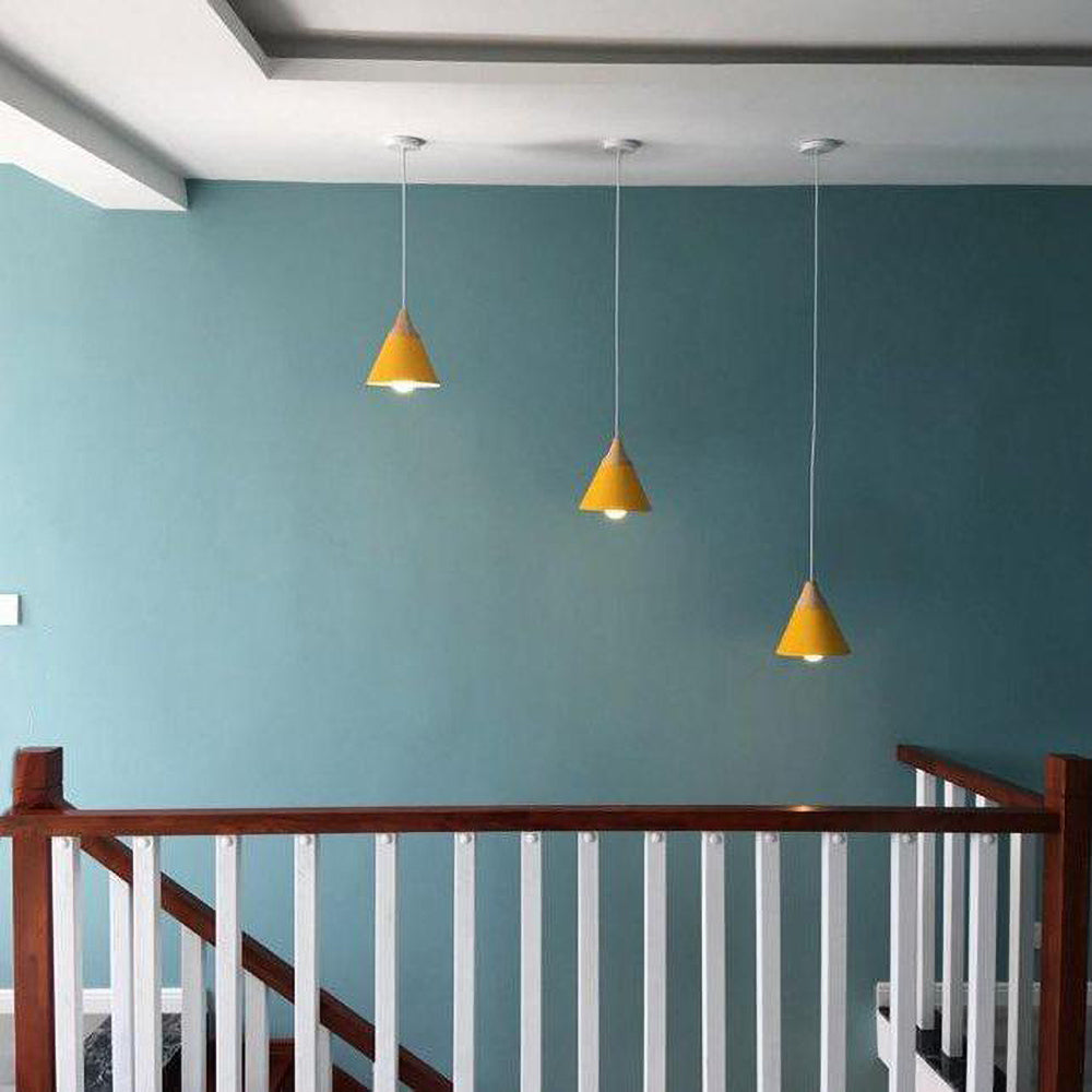 Lampe Pendante Bardais - Design Bois et Métal avec Câble Ajustable