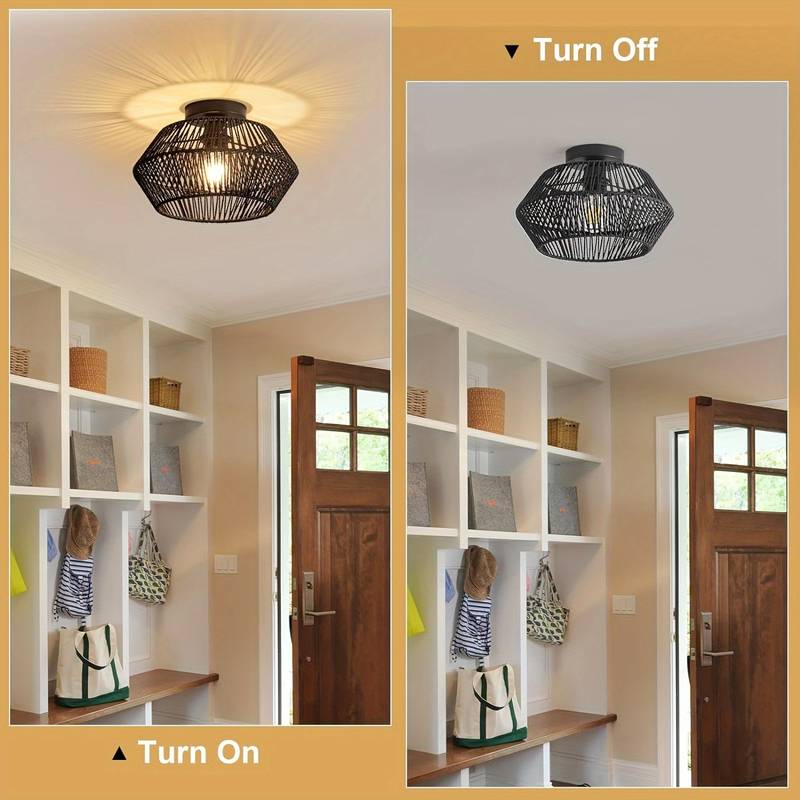 Suspension Bohémienne - Lampe Artisanale pour un Style Éclectique et Chaleureux