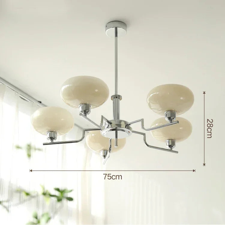 Lampe Plafonnier Bauhaus Médiéval – Lustre Élégant au Design Moderne et Rétro Nordique