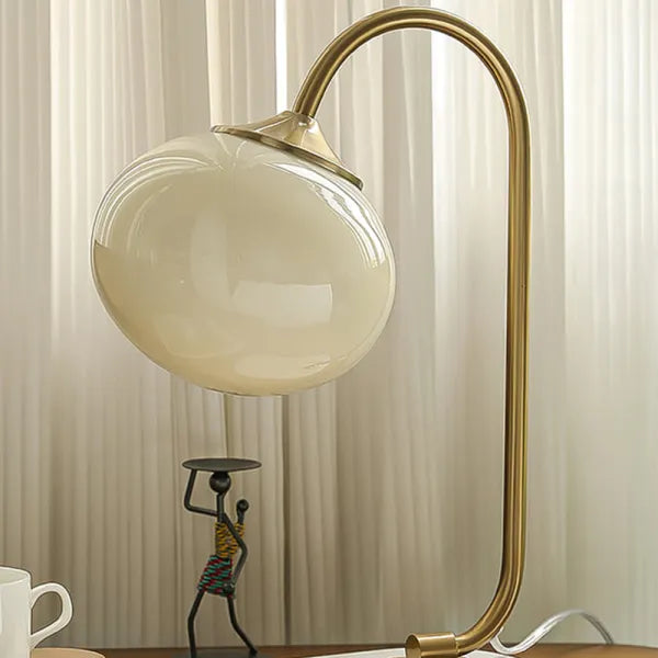 Lampe de Table Marshmallow - Design Moderne en Métal et Verre avec Éclairage Doux