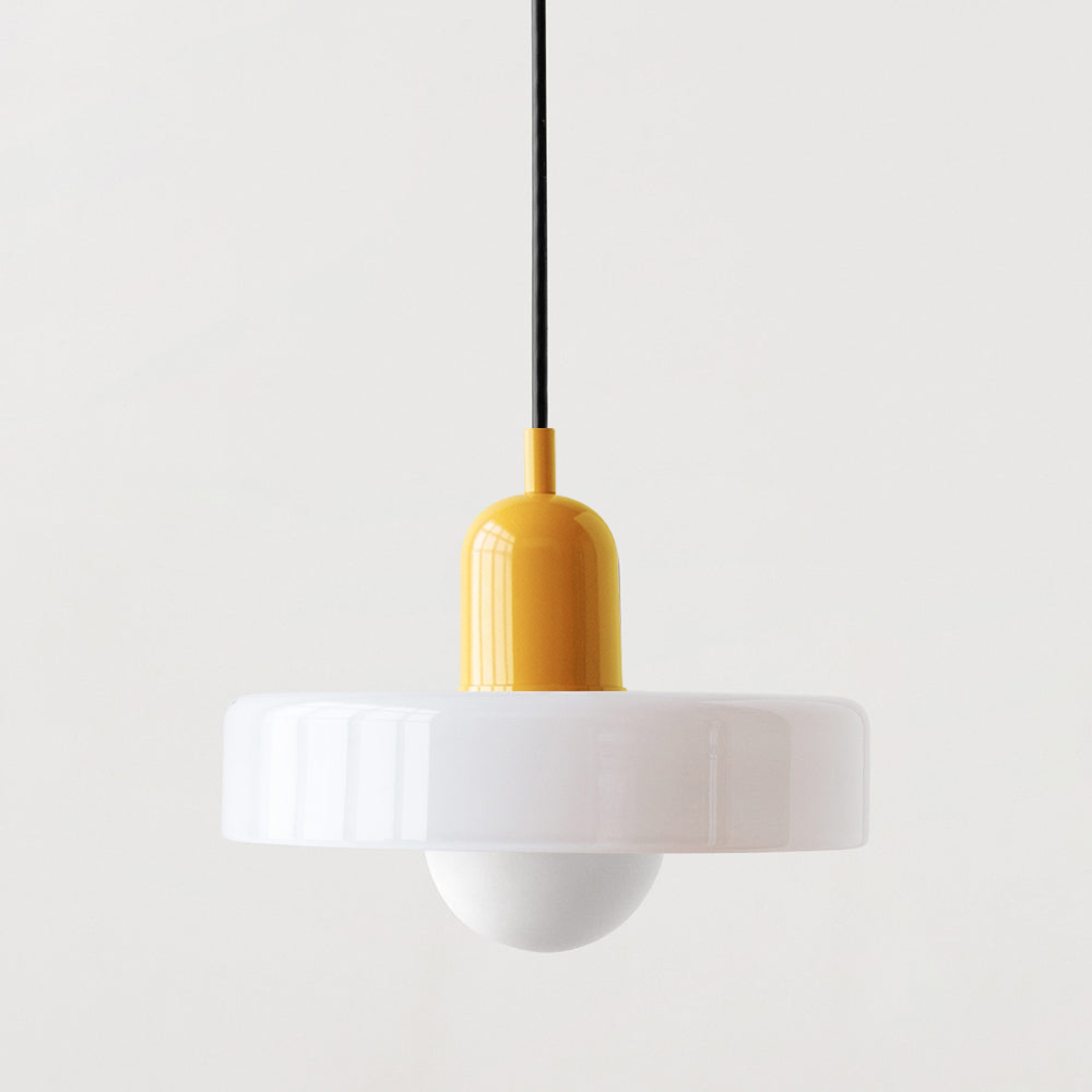 Suspension Bauhaus - Lampe Moderne en Verre, Design Élégant et Fonctionnel