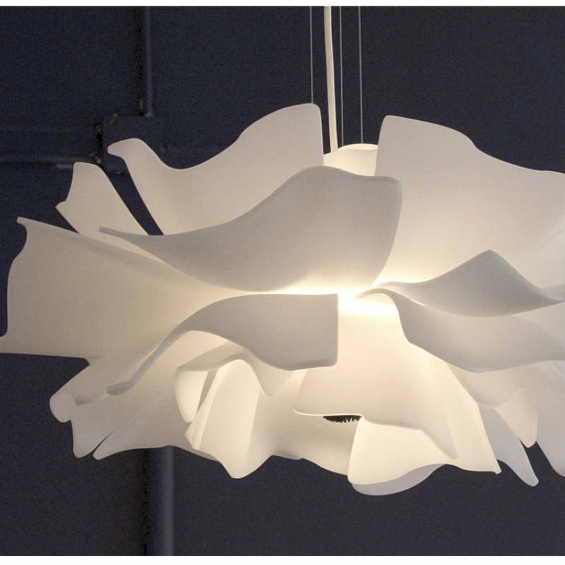 Suspension Bella Fleur - Lampe Moderne en Métal et Acrylique, Design Floral