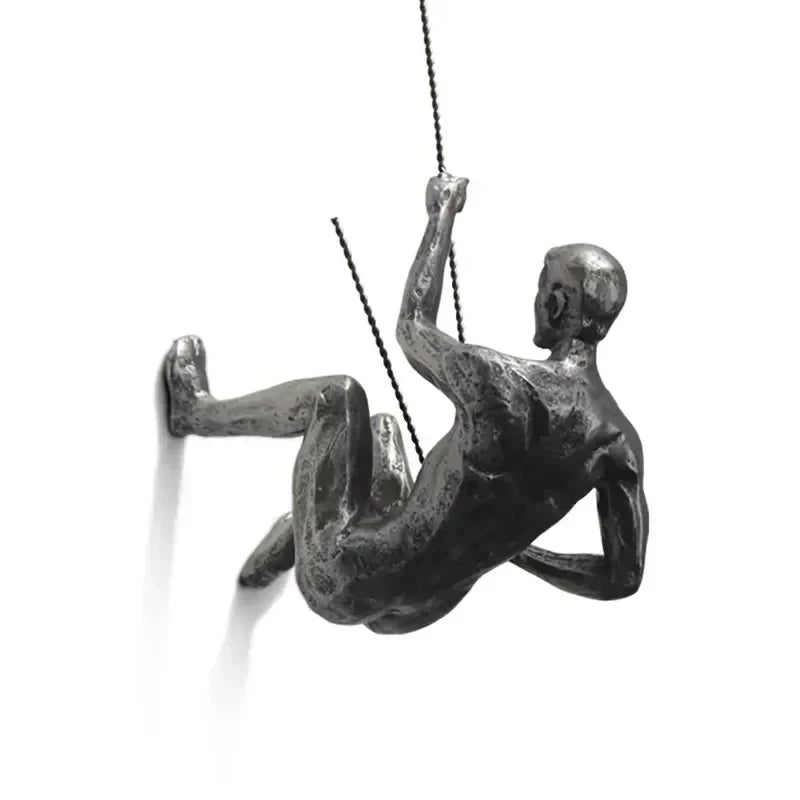 Ascendant | Ensemble de décoration murale homme grimpant créatif