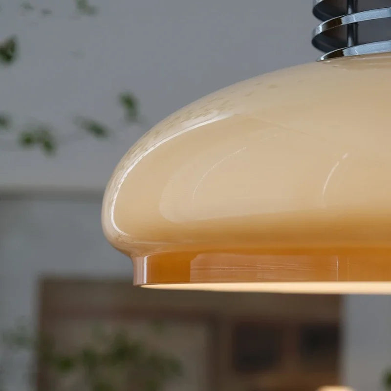 Lampe Pendante Bauhaus - Design Moderne en Verre avec Suspension Ajustable