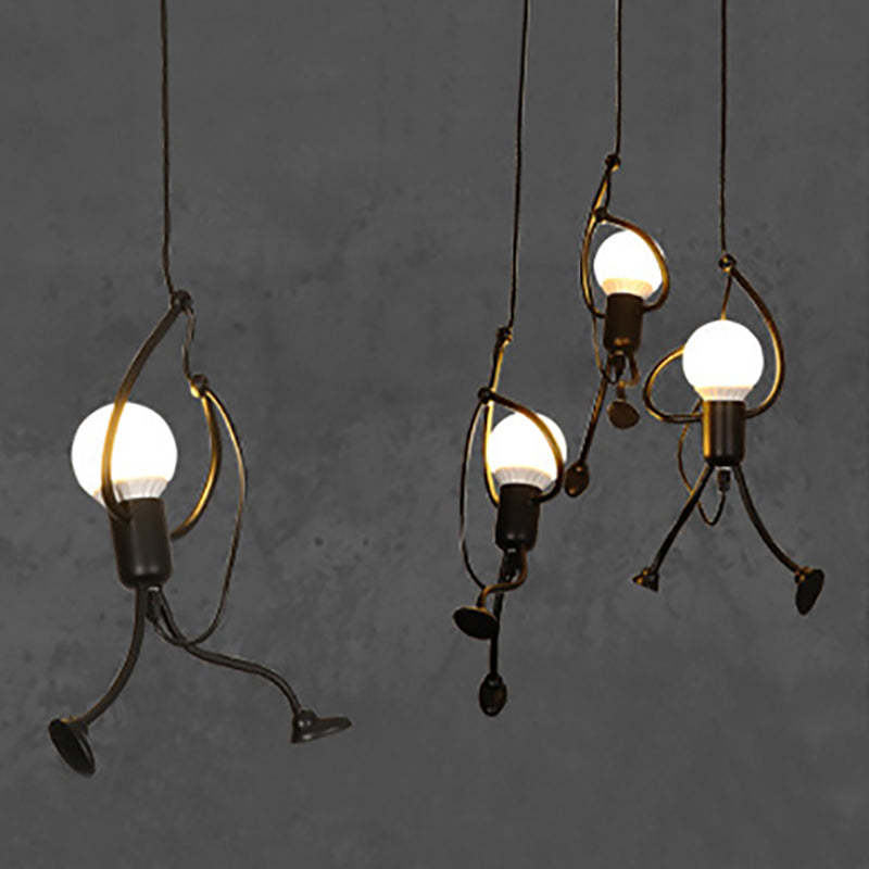 Lampe Suspendue Retro Iron Man - Design Humoristique et Élégant