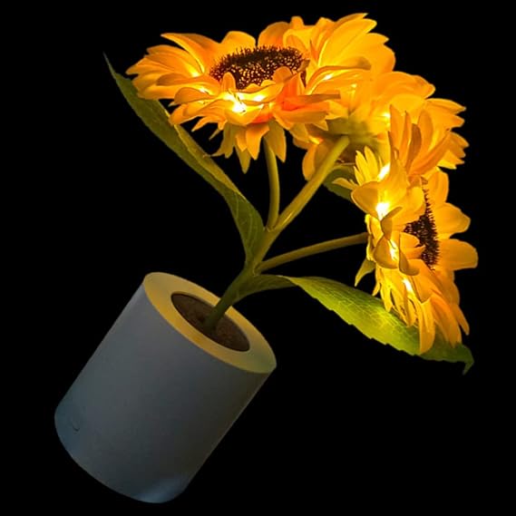 Lampe Tournesol Lumineuse – Éclat Naturel et Élégance Florale