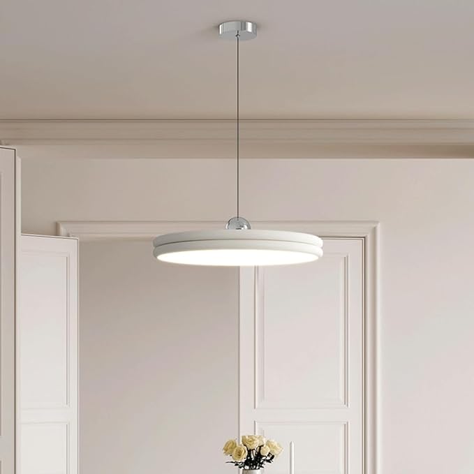 Suspension Moderne LED avec Dimmable et Longueur de Câble Ajustable - Lampe Pendante en Métal et Acrylique