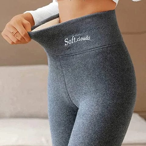 Legging Hiver VeluWarm – Polaire Intérieure, Extérieur Velours, Confort Thermique Élégant