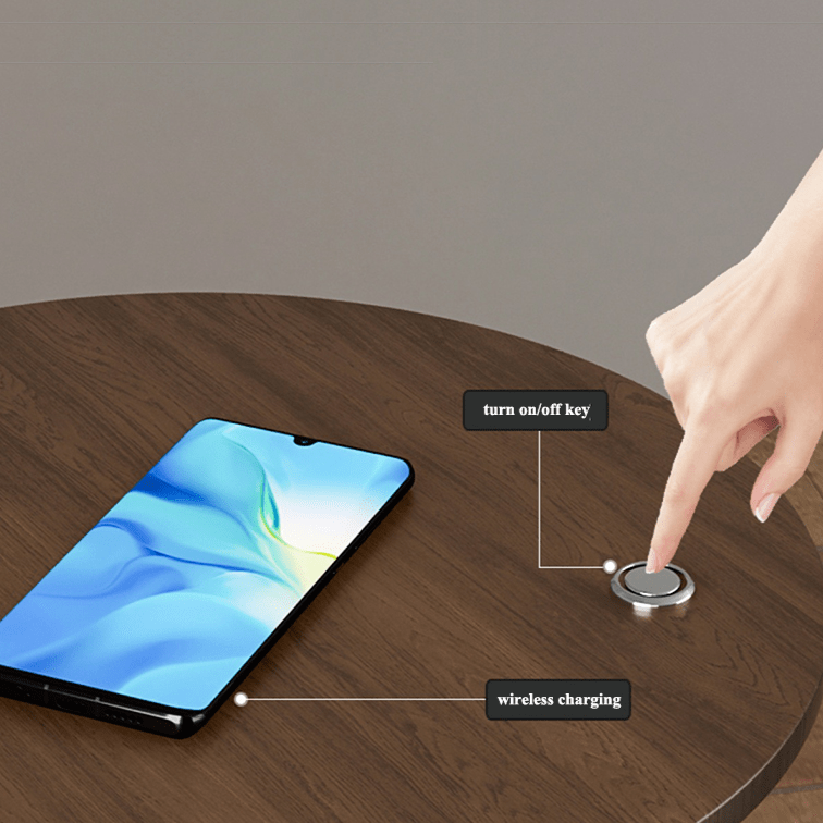 Table d'Appoint Idéale – Design Élégant et Fonctionnel avec Double Plateau pour Plus de Rangement