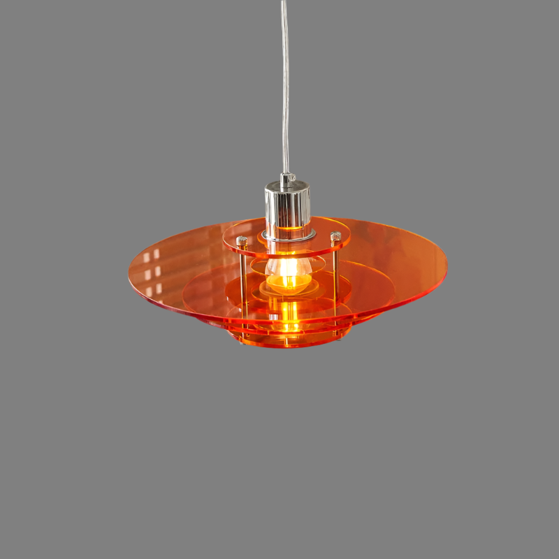 Suspension Moderne "UFO" en Acrylique - Design Contemporain et Élégant
