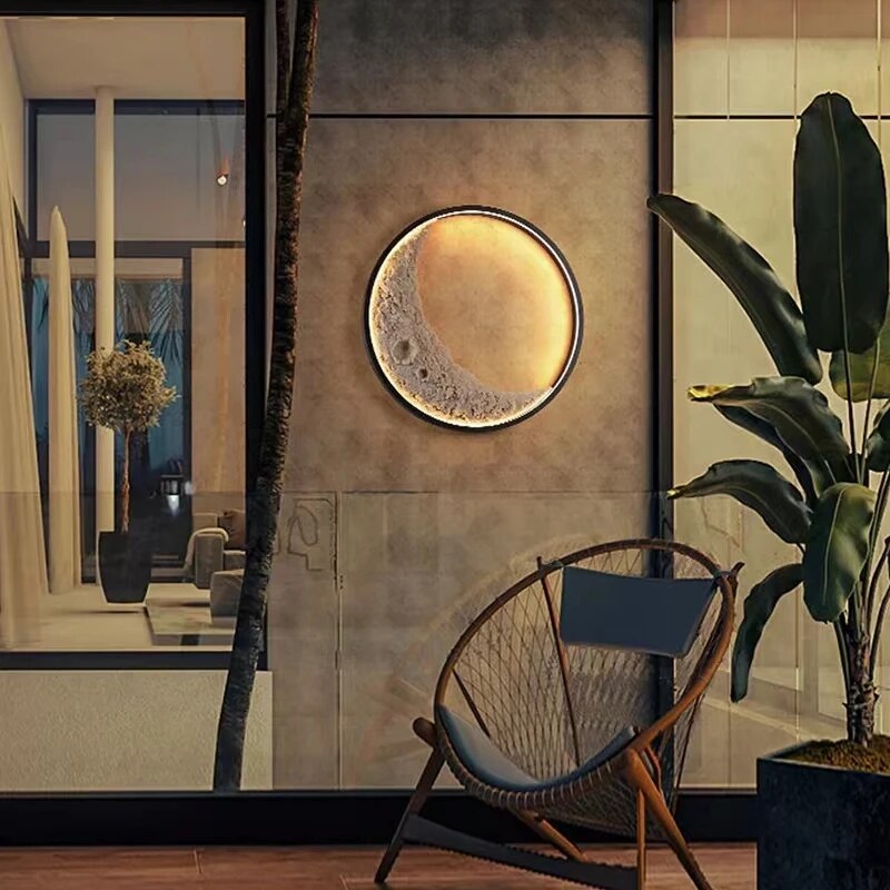 Suspension Outdoor Moonlight – Éclairage LED Géométrique et Moderne pour Extérieur