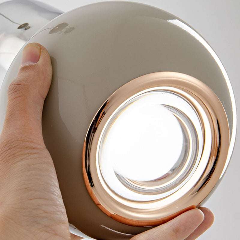 Suspension Scandinave Créative en Fer et Verre – Lampe Moderne Minimaliste