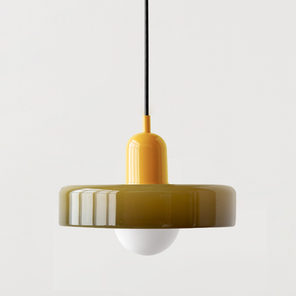Suspension Bauhaus - Lampe Moderne en Verre, Design Élégant et Fonctionnel