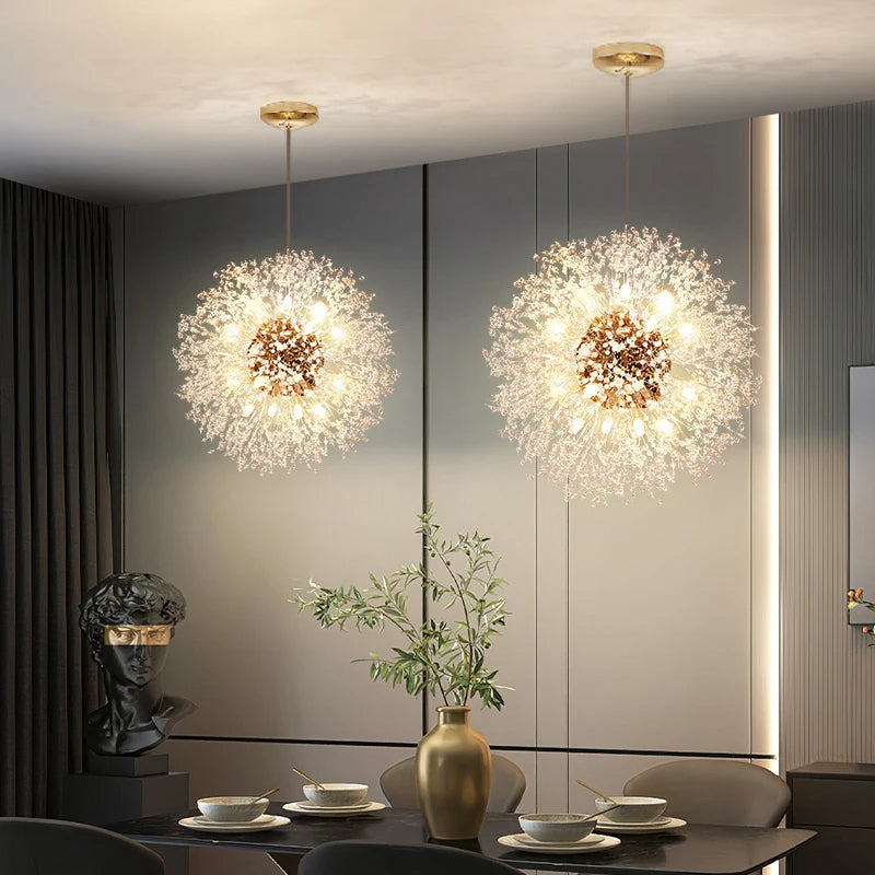 Chandelier LED Cristal Luxe - Design Moderne en Métal Chromé, LED G9, Élégant et Raffiné