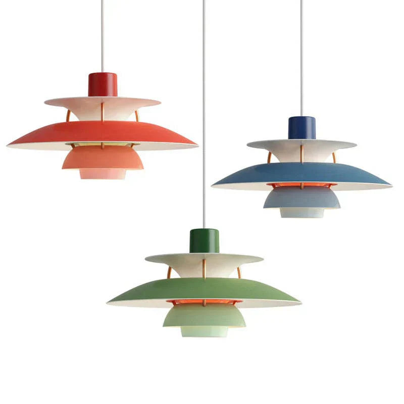 Lampe LED Suspendue Morandi – Design Moderne en Métal Coloré