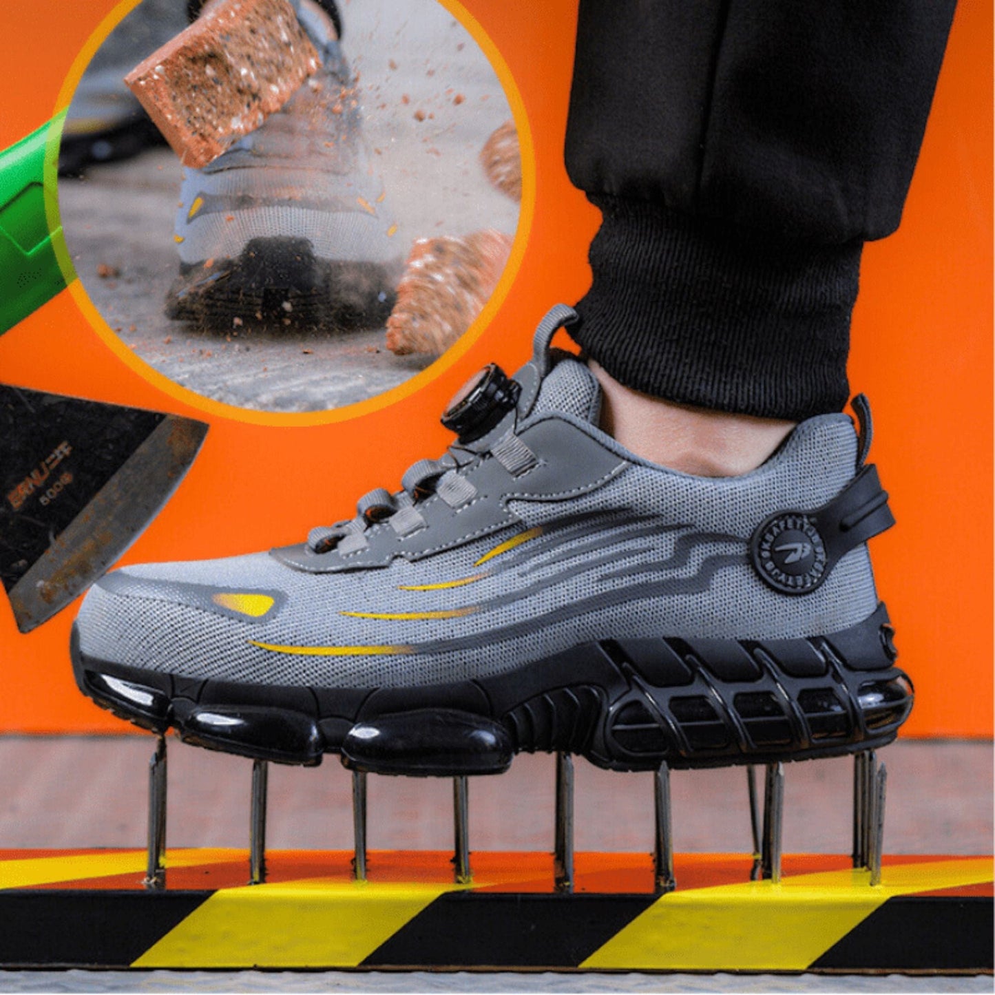 Chaussures de Sécurité SafeCore – Légères, Antidérapantes, Embout Renforcé, Confort Ergonomique