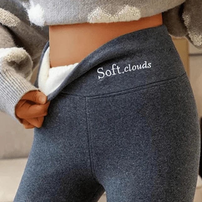 Legging Hiver VeluWarm – Polaire Intérieure, Extérieur Velours, Confort Thermique Élégant