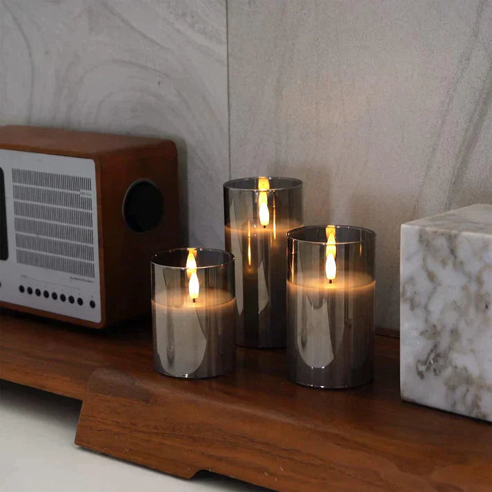 Bougie LED Candly avec Effet Flamme Réaliste – Lumière Chaleureuse pour Ambiance