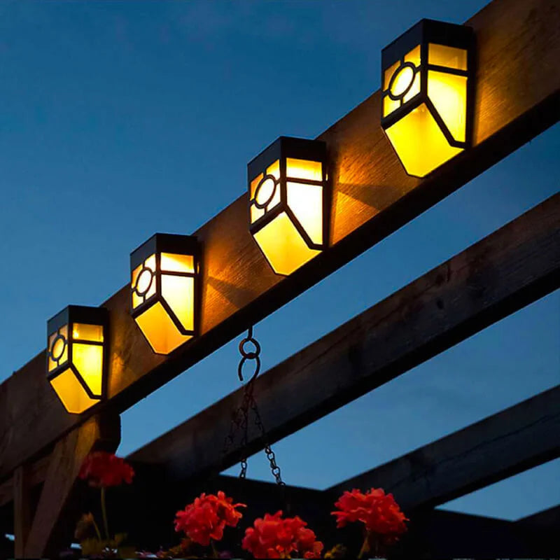 Lumière Solaire LED Murale – Éclairage Extérieur Élégant et Résistant aux Intempéries