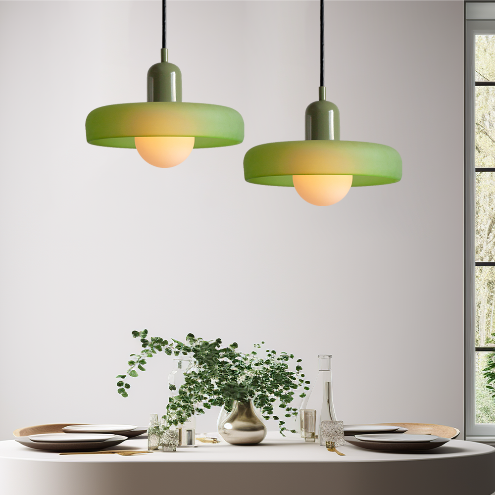 Suspension Bauhaus - Lampe Moderne en Verre, Design Élégant et Fonctionnel