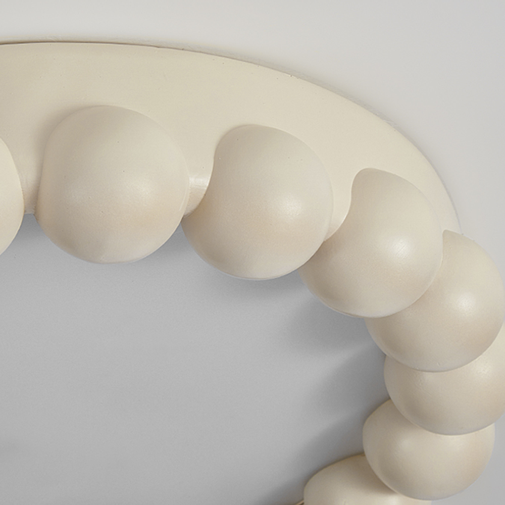 Plafonnier Moderne Molina en Résine et Acrylique - Éclairage Doux et Efficace pour Salon et Chambre