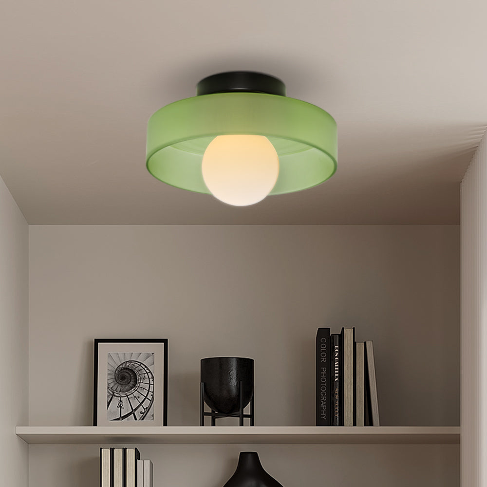 Lampe Moderne Ronde en Verre - Élégance Contemporaine pour Votre Intérieur