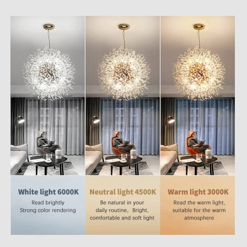 Chandelier LED Cristal Luxe - Design Moderne en Métal Chromé, LED G9, Élégant et Raffiné