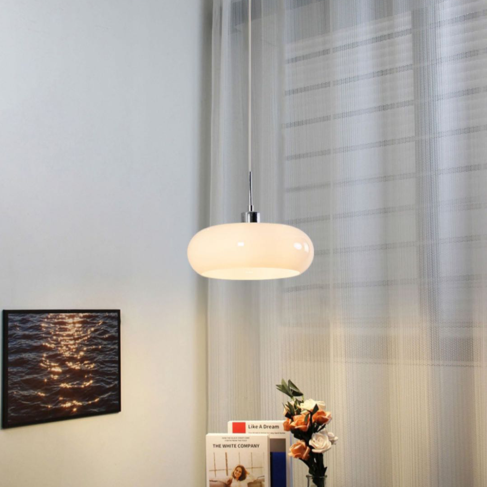 Suspension Hailie - Lampe Pendante en Verre Dimmable avec Design Moderne
