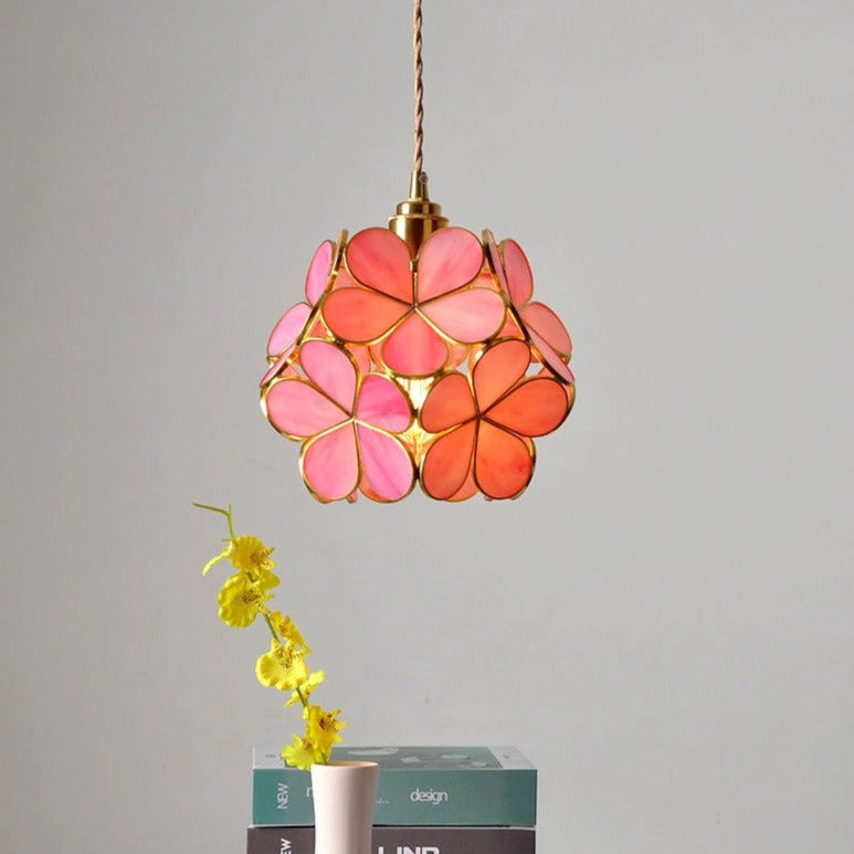 Suspension Pétale en Verre - Élégance Moderne et Design Vintage pour Votre Intérieur
