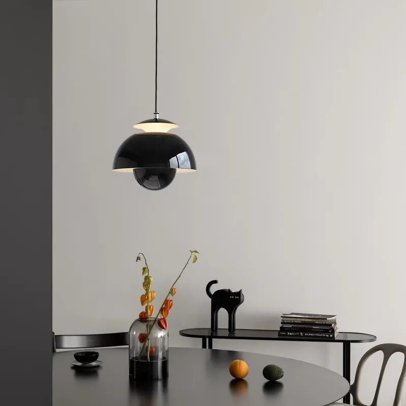 Suspension LED Moderne Nordique - Design Élégant en Forme de Bouton Floral