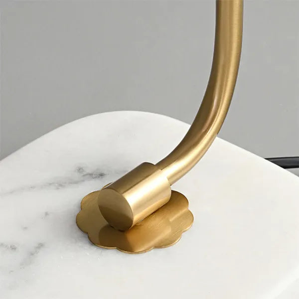 Lampe de Table Marshmallow - Design Moderne en Métal et Verre avec Éclairage Doux