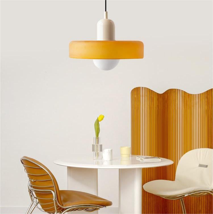 Suspension Bauhaus - Lampe Moderne en Verre, Design Élégant et Fonctionnel