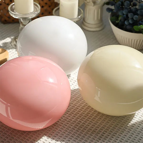 Lampe de Table Marshmallow - Design Moderne en Métal et Verre avec Éclairage Doux