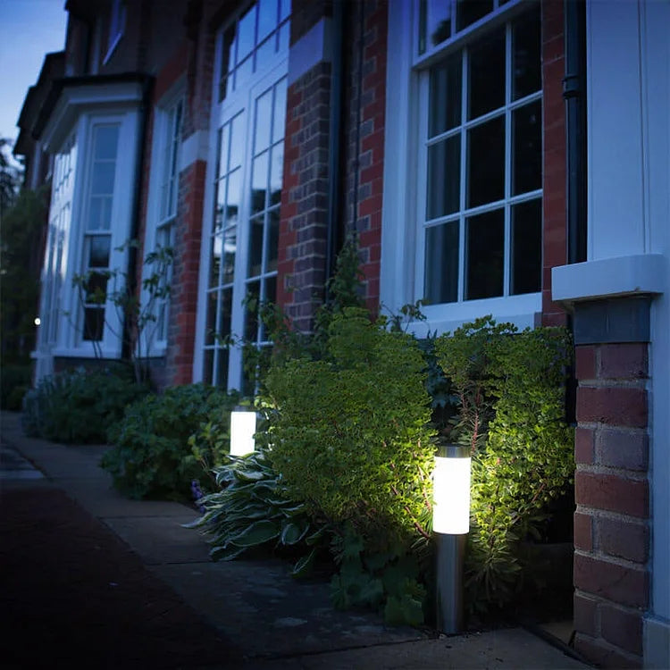 Lampe Solaire de Jardin – Éclairage Extérieur en Acier Inoxydable avec LED Haute Luminosité