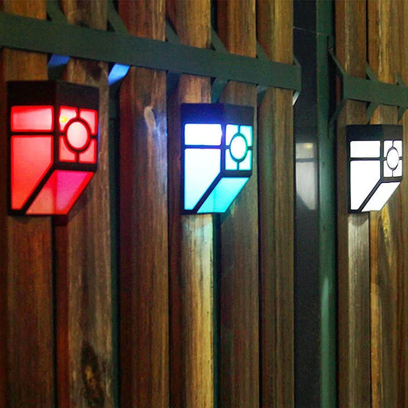 Lumière Solaire LED Murale – Éclairage Extérieur Élégant et Résistant aux Intempéries