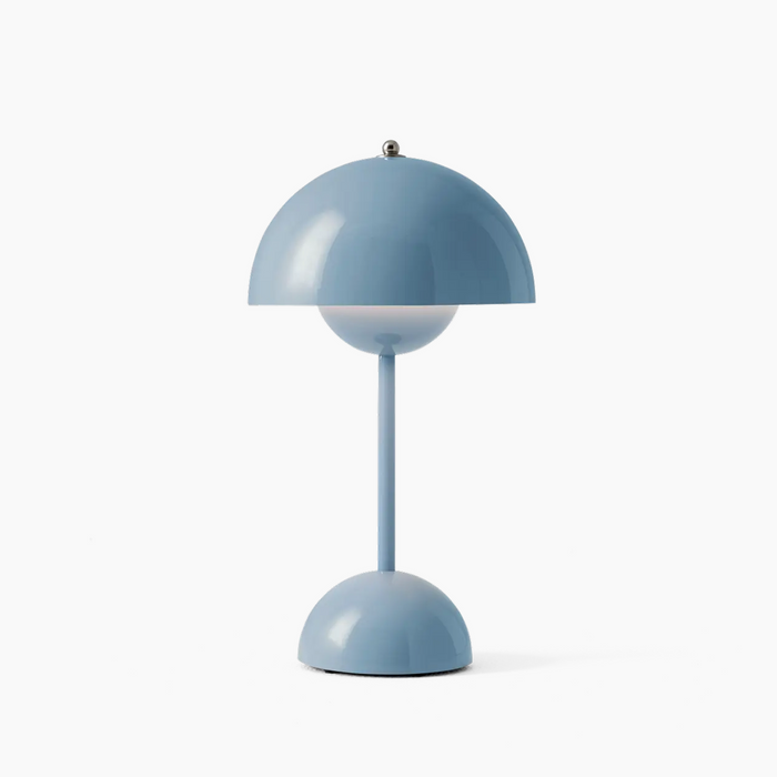Lampe de Table AuroraGlo - Design Élegant et Sans Fil, Dimmable, Par Verner Panton