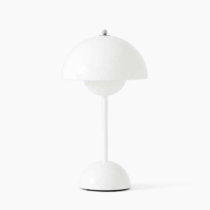 Lampe de Table AuroraGlo - Design Élegant et Sans Fil, Dimmable, Par Verner Panton