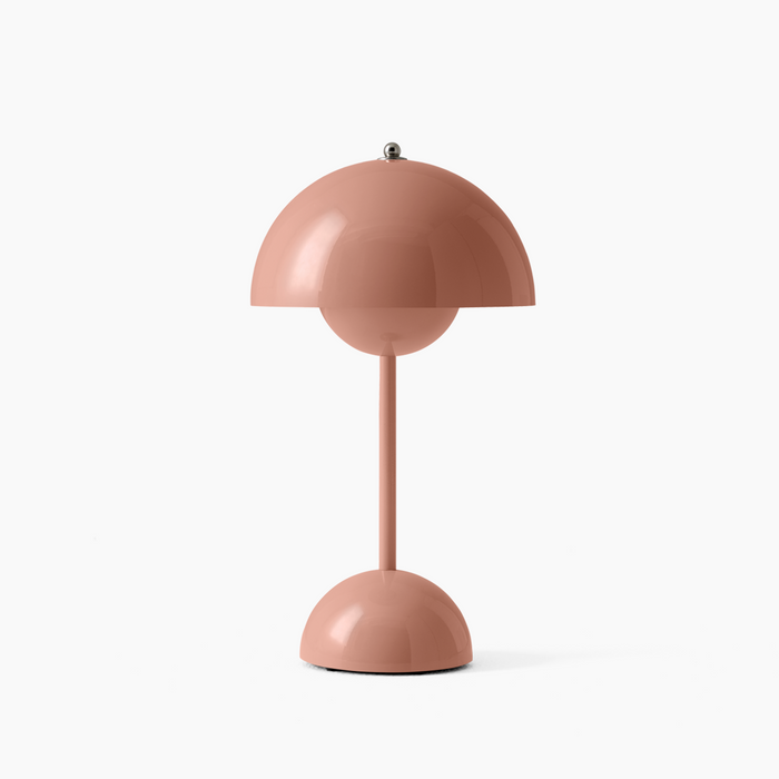 Lampe de Table AuroraGlo - Design Élegant et Sans Fil, Dimmable, Par Verner Panton