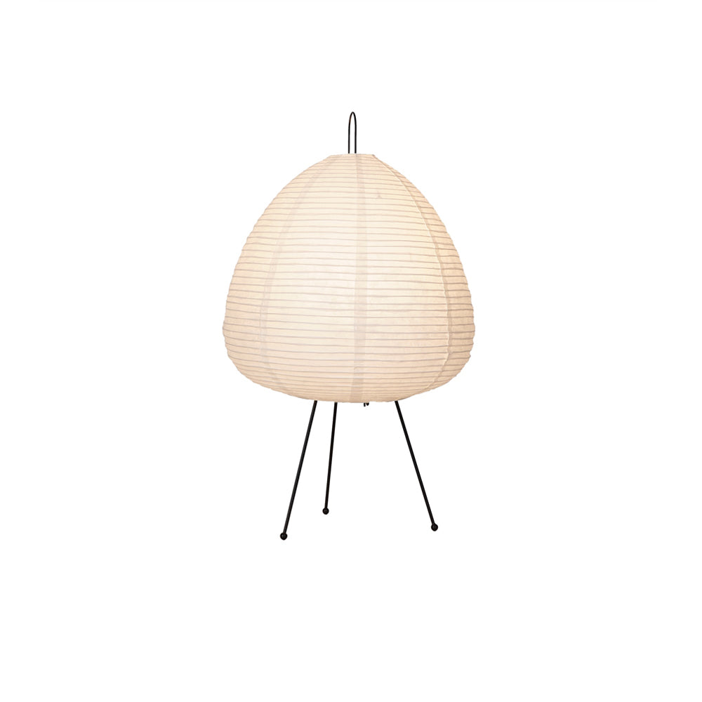 Lampe de Table Akari – Design Inspiré du Japon avec Papier de Murier et Métal