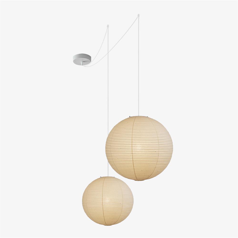 Suspension Akari A Series - Luminaire Japonais Moderne en Papier, Design Élégant et Minimaliste
