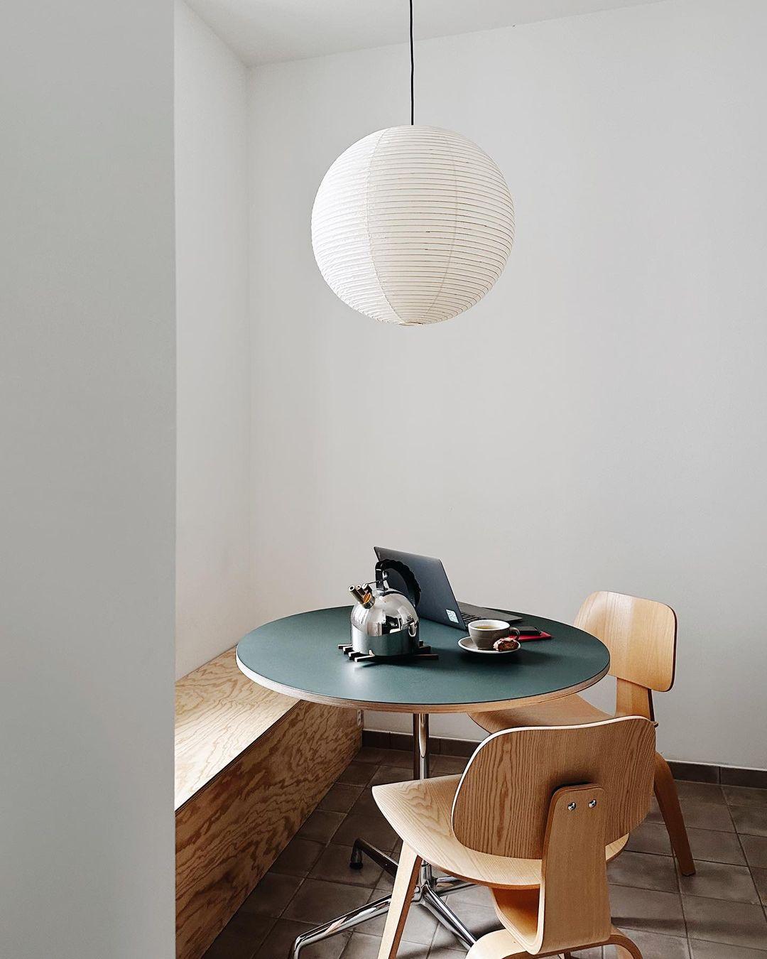 Suspension Akari A Series - Luminaire Japonais Moderne en Papier, Design Élégant et Minimaliste
