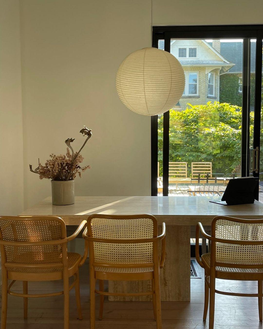Suspension Akari A Series - Luminaire Japonais Moderne en Papier, Design Élégant et Minimaliste